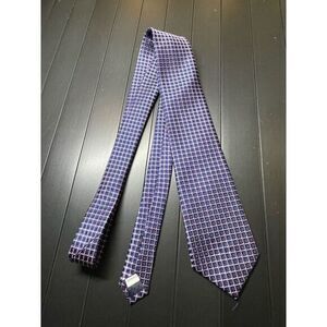 Neiman Marcus Purple Pink Geometric‎ Hand Made 100% Silk